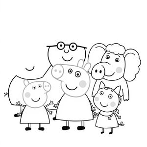 Libro para Colorear Peppa Pig