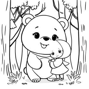 Libro para Colorear: Masha y el Oso