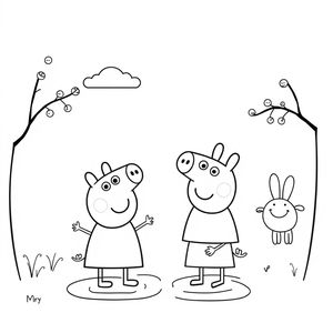 Libro para Colorear de Peppa Pig