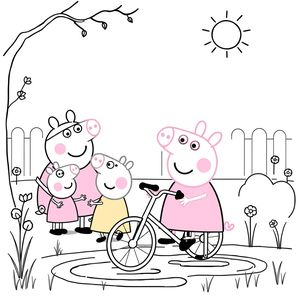 Libro para Colorear Peppa Pig