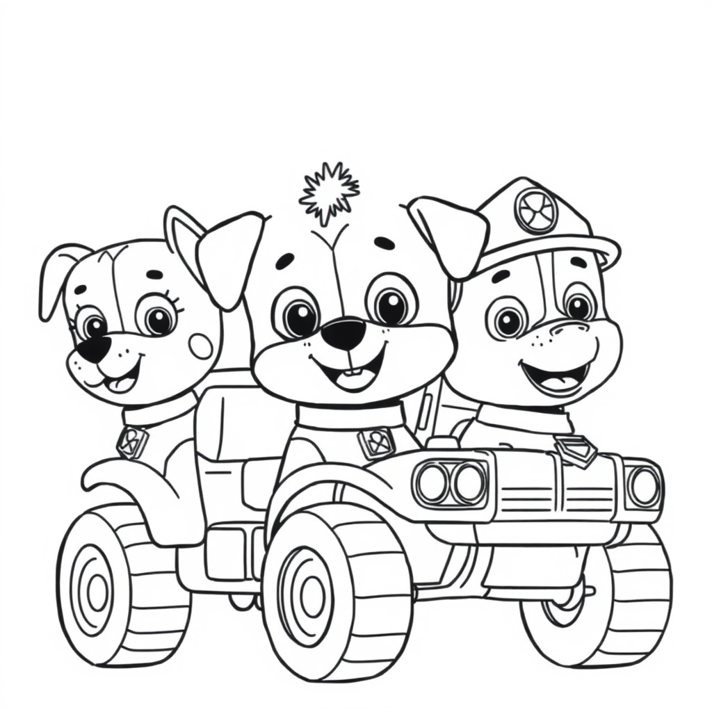 Misiones de Colorear de Patrulla Canina