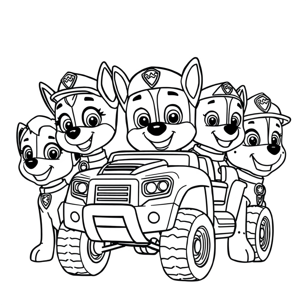 Patrulla Canina - Misión Libro para Colorear