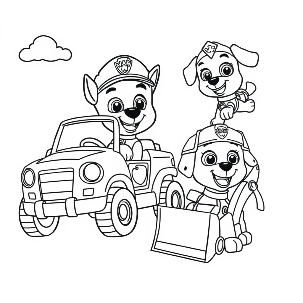 Kolorowanka Strażnicy Zatoki (PAW Patrol)