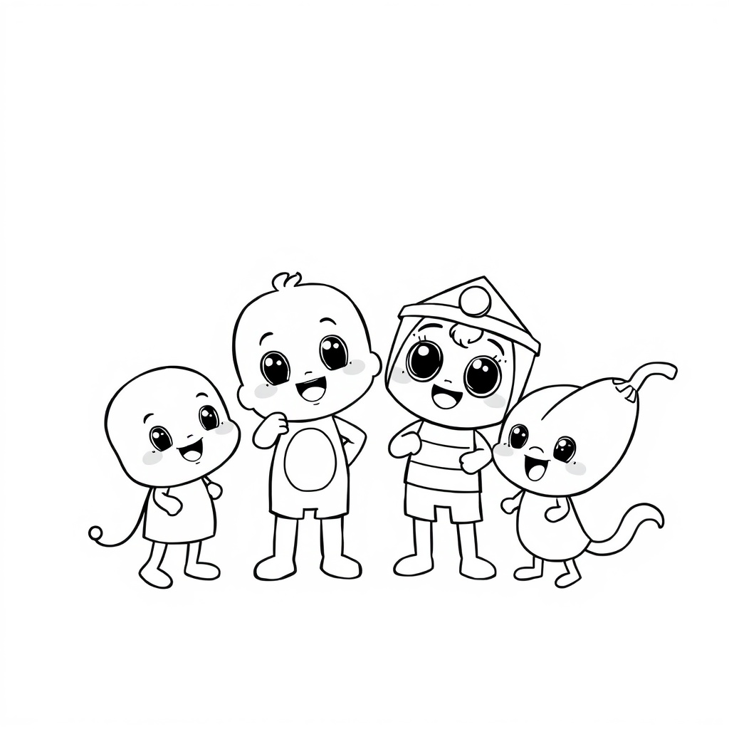 Libro para Colorear de Bluey