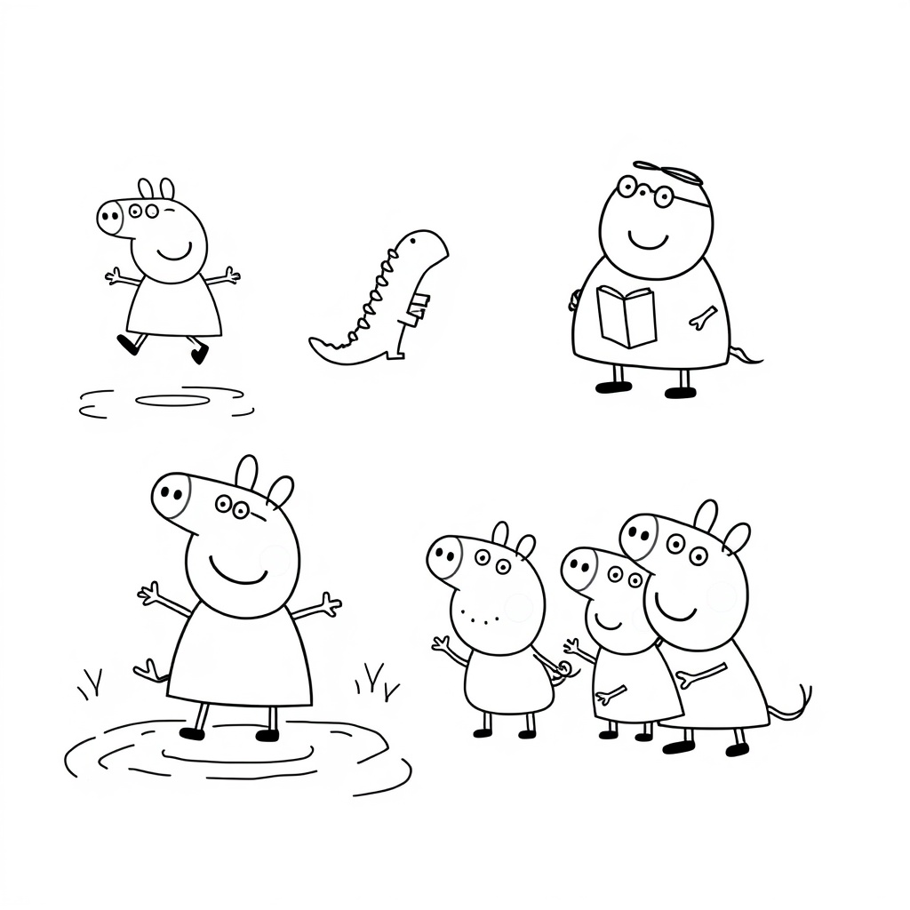 Kolorowanka Peppa Pig