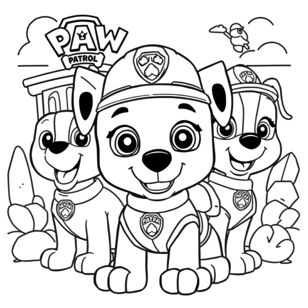Libro para Colorear PAW Patrol