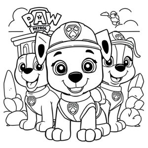 Libro para Colorear PAW Patrol