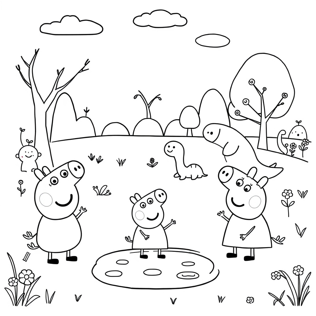 Libro de Colorear Peppa Pig
