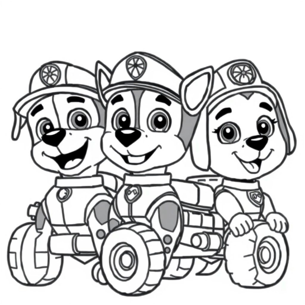 Libro para Colorear Patrulla Canina