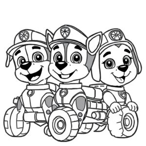 Libro para Colorear Patrulla Canina