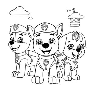 Libro para Colorear de la Patrulla Canina