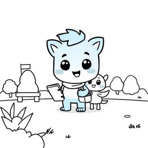 Bluey - Libro de Colorear de Aventuras