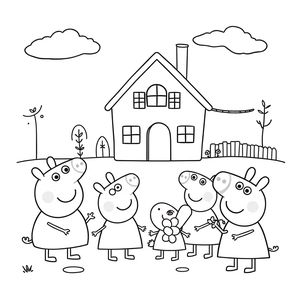 Libro para Colorear de Peppa Pig