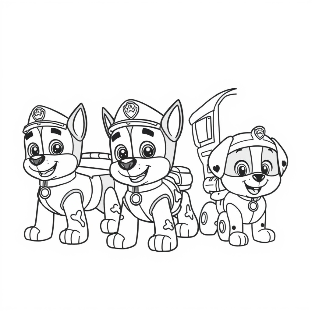 Libro para Colorear Patrulla Canina