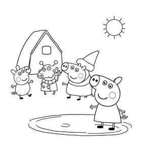Libro para Colorear de Peppa Pig