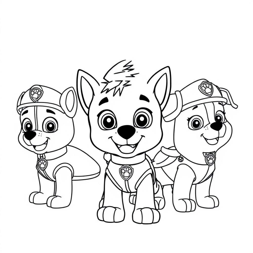 Libro para Colorear Patrol Canina