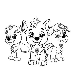 Libro para Colorear Patrol Canina