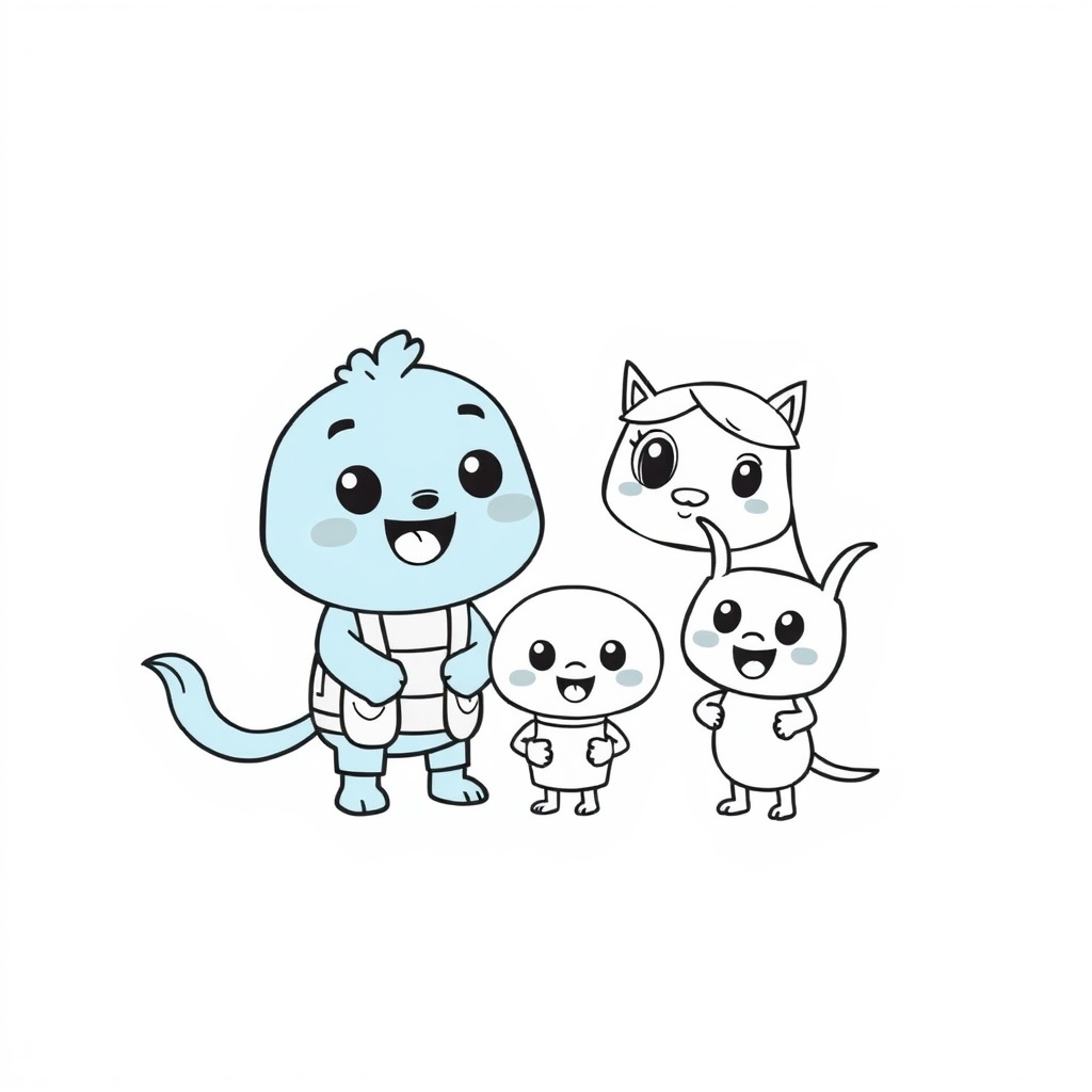 Libro para Colorear de Bluey