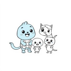 Libro para Colorear de Bluey