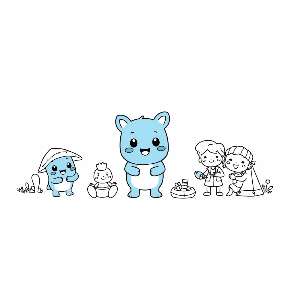 Libro para Colorear de Bluey