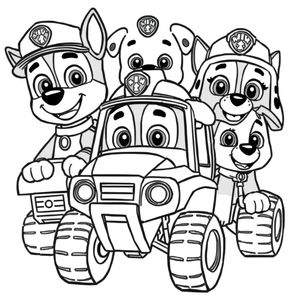 Libro para Colorear de Patrulla Canina