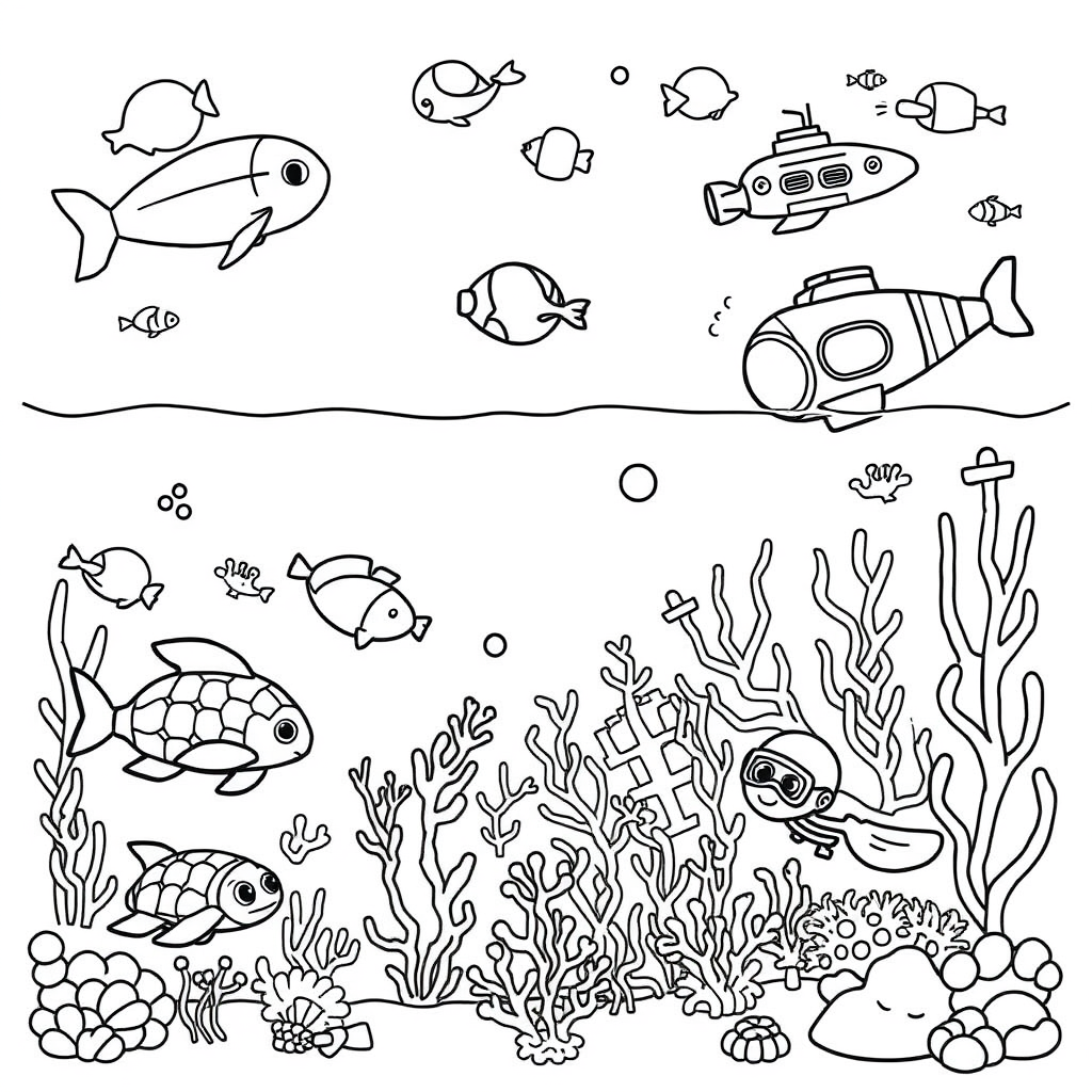 Mundo Subacuático para Niños