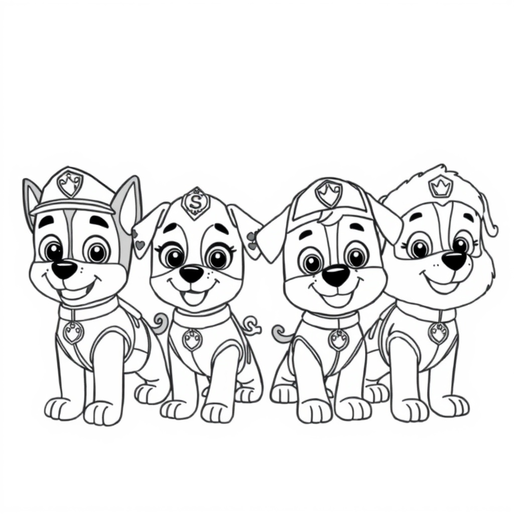 Patrulla Canina - Libro de Colorear de Aventuras