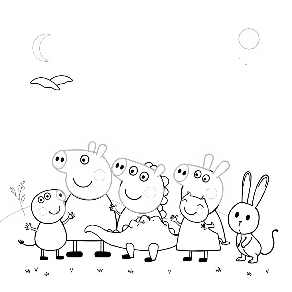 Libro para Colorear de Peppa Pig