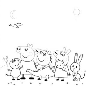 Libro para Colorear de Peppa Pig