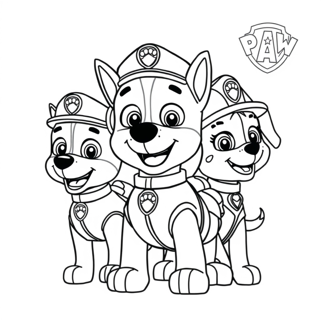 Patrulla Canina - Libro de Colorear Aventuras Divertidas