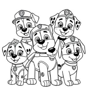 Libro para Colorear: Patrulla de Cachorros