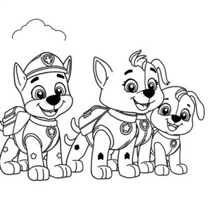 Libro para Colorear: Patrulla Canina