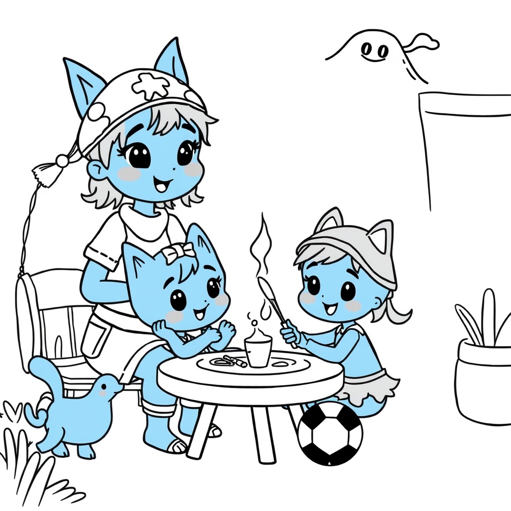 Libro para Colorear Bluey