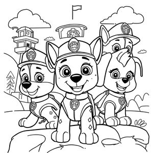 Libro para Colorear de PAW Patrol