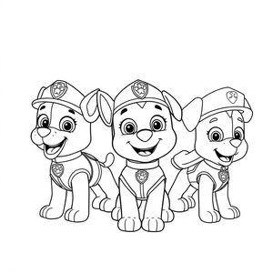 Libro para Colorear: Patrulla Canina en Acción