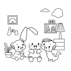 Libro para Colorear de Bluey