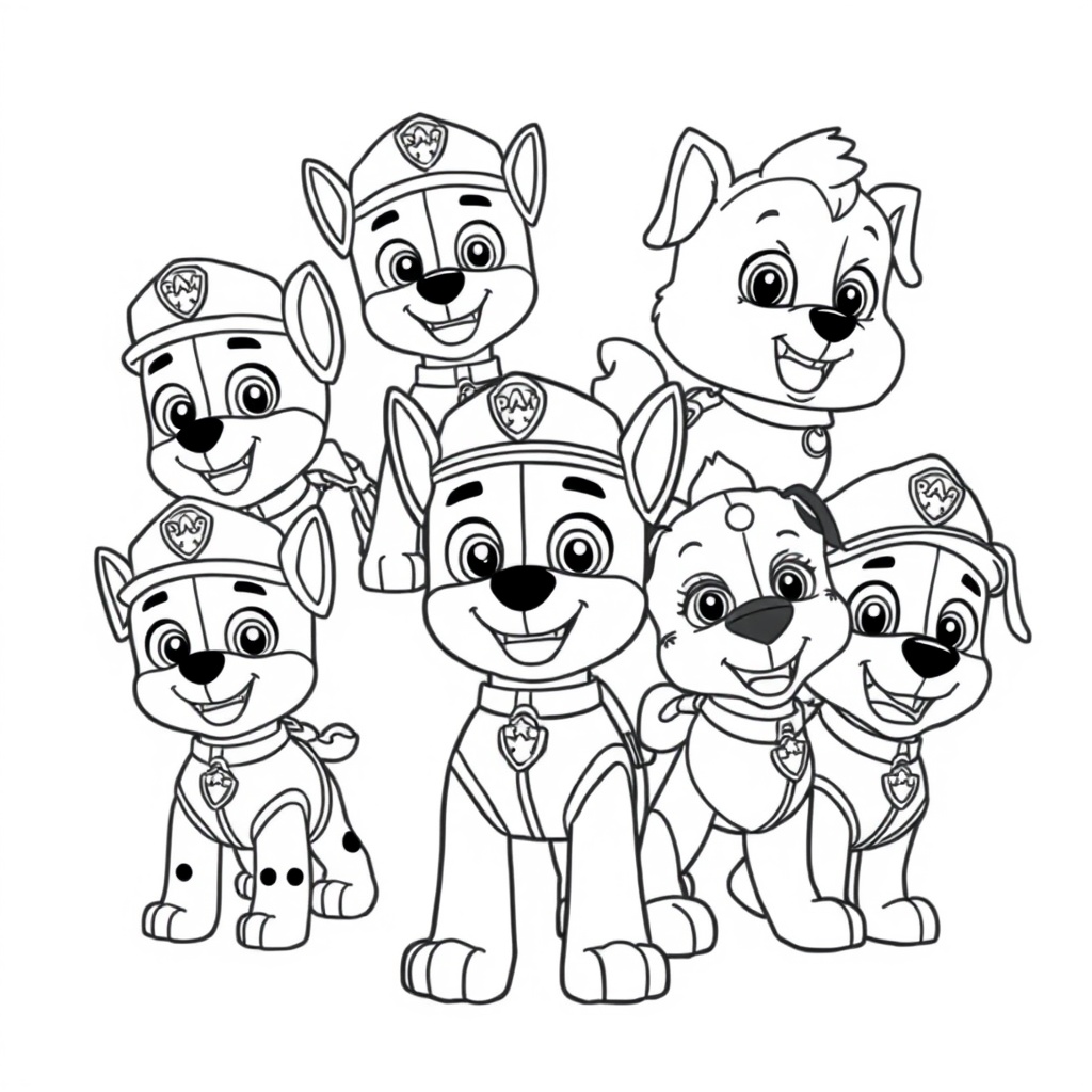 Patrulla Canina: Coloreando Aventuras