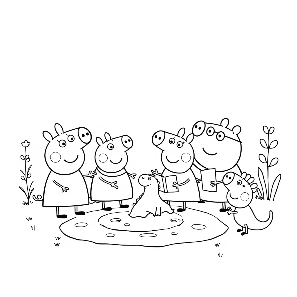 Libro para Colorear Peppa Pig