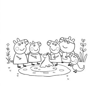 Libro para Colorear Peppa Pig