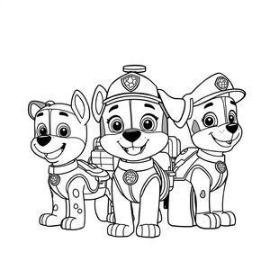 Libro para Colorear: Patrulla Canina en Acción