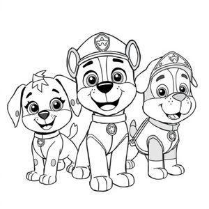 Libro de Colorear Patrulla Canina