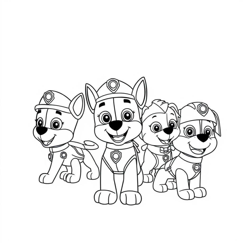 Libro para Colorear de PAW Patrol