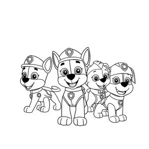 Kolorowanka Psi Patrol