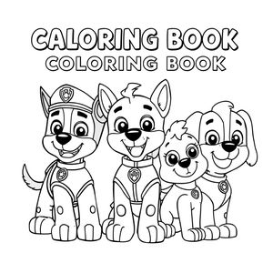 Patrulla Canina - Libro para Colorear