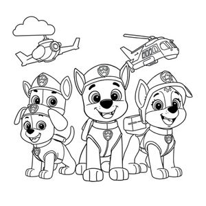 Libro para Colorear: Patrulla Canina