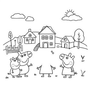 Libro de Colorear Peppa Pig