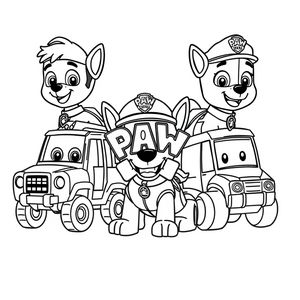 Libro para Colorear de PAW Patrol