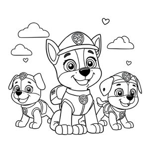 Libro para Colorear de La Patrulla Canina