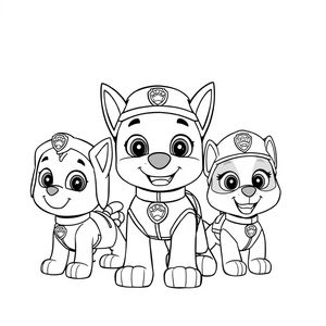 PAW Patrol - Libro para Colorear de Divertida Aventura en Equipo