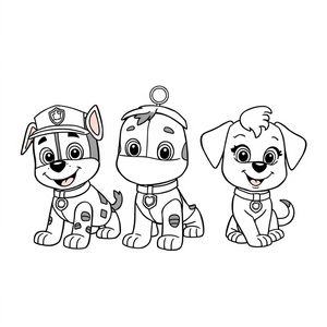 Paw Patrol: Misiones para Colorear